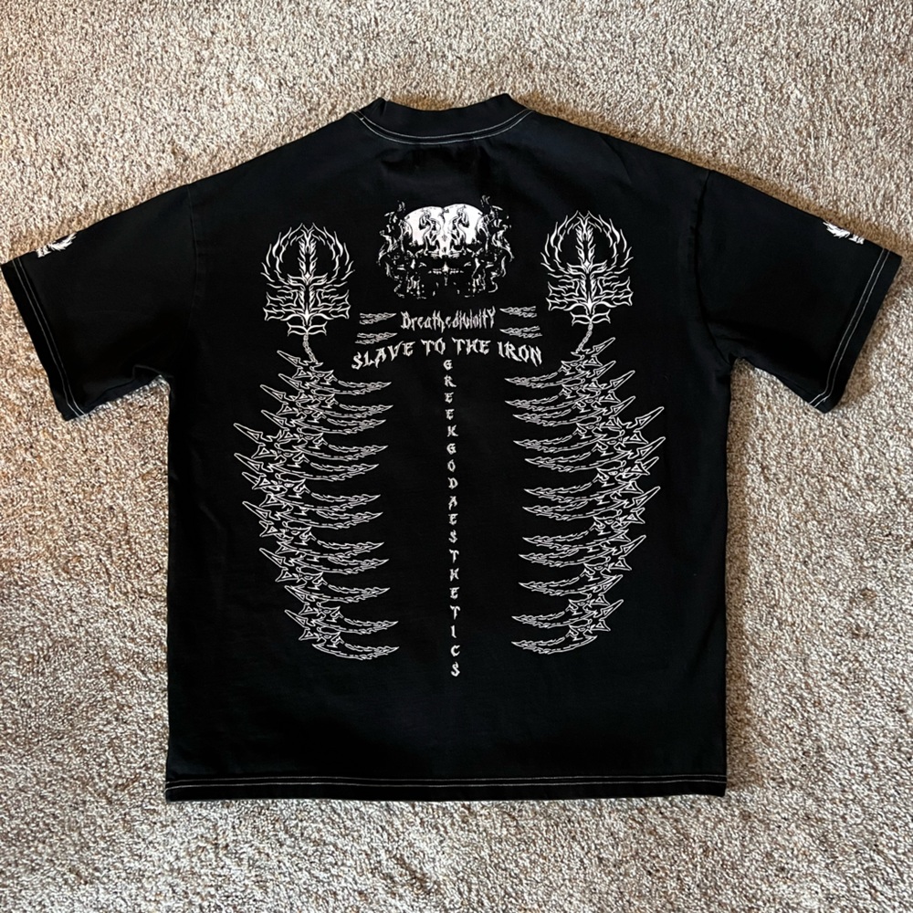 BREATHEDIVINITY Premium Heavyweight ‘Slave to the Iron’ Tee